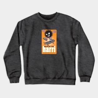 Skate Harri Orange Rectangle Crewneck Sweatshirt